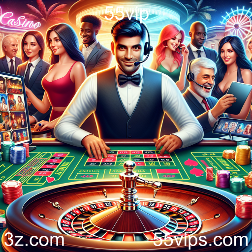 Descubra o Cassino Ao Vivo na 55vip